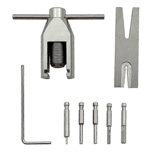 (As show, One size) Motor Pinion Gear Puller Remover Tools Set Rc Motor Gear Puller Tool Universal Motor Pinion Gear Puller Remover Set Blue 2