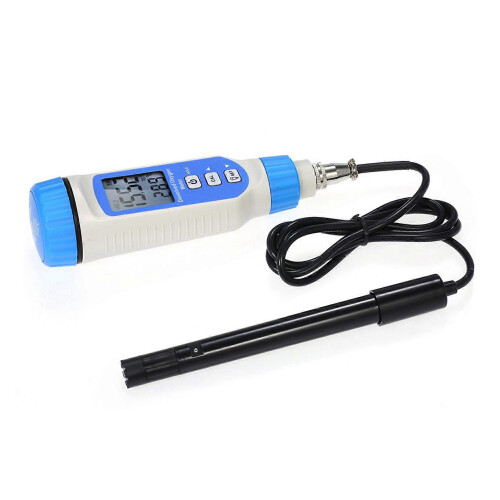 (As show, One size) SMART SENSOR Digital Dissolved Oxygen Detector Dissolved Oxygen Meter Portable DO Pen Type Water Quality Tester Dissolved Oxygen Analyzer 1