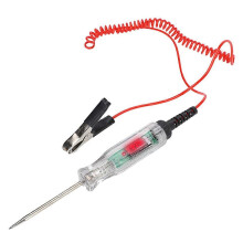 (As show, One size) Car Test Pen LCD Display Circuit On-off Voltage Positive and Negative Poles Detection Pen Battery Voltage Tester Fuse Testing Device