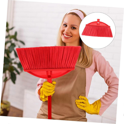 (As show, One size) Broom Head Kitchen Broom Replacement Fine Workmanship Easy to Sweep Dust and Garbage 1