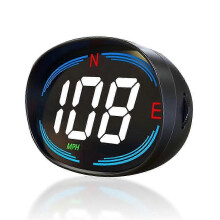 (As show, One size) HUD GPS Speedometer Universal Car Heads-Up Display 2.7inch Speed Meter with Compass over Speed Alarm for All Vehicle