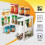 (As show, One size) Stackable Spice Storage Shelf Adjustable Expandable Spice Rack Cabinet Shelves for Pantry Kitchen C 4