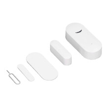 (As show, One size) 2.4GHz WiFi Door Window Detector Wireless Smart Home Security Door Sensor Alarm APP Control 3V