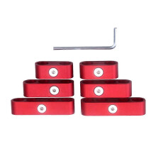 (As show, One size) SBC 350 Spark Plug Wire Separators Dividers Looms CNC Premium Quality Aluminum Alloy Suits 7mm 8mm 9.5mm