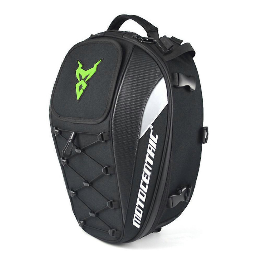 (As show, One size) Motorcycle Rear Bag Back Seat Bag Tail Bag Multifunction Shoulder Stocked Backpack Helmet Pack-image-OPC-PHK8TTN-NEW