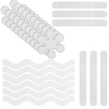 (As show, One size) 22 pcs Non-slip stickers bathtub stickers self-adhesive for bathroom bathtub shower bath