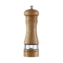 (As show, One size) Wood Salt and Pepper Grinder Mills Sets, Classic Manual Salt Grinder Refillable Pepper Mill Sets