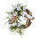 2x Simulated Easter Wreath with Cross Round Garland for Front Door 16