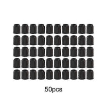 (As show, One size) Plastic Tire Valve Caps Various Colors Black Red Green Blue Yellow Tyre Valve Stem Covers Tire Nipple Dust Caps No Rubber Seal