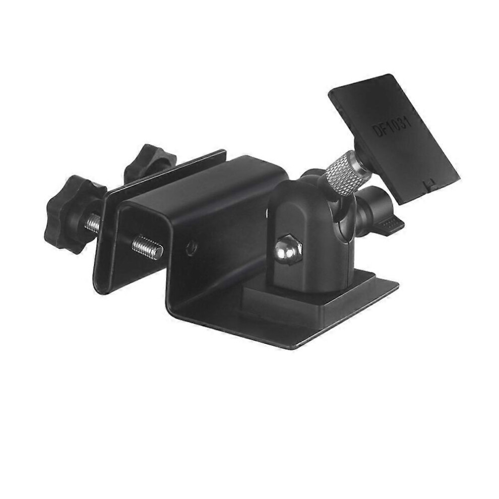 (Black Color, One size) Gutter Mount for Ring Super Solar Panel Weatherproof Outdoor Roof Adjustable 180 Degree Swivel Solar Panel Mounting Brackets