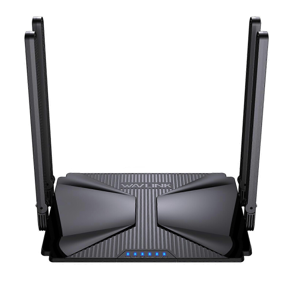 (EU Plug, One size) Wi-Fi 6 AX3000 High Power Dual Band Speeds 2.4GHz 574Mbps 5GHz 2402Mbps Router/Repeater 802.11ax Gigabit Support IPv6
