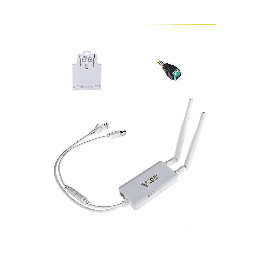 (As show, One size) VONETS 5GHz WiFi Bridge/Router/Repeater WiFi to Ethernet Convert for PLC IoT IP Camera Monitoring Video TransmissionVAP11S-5G