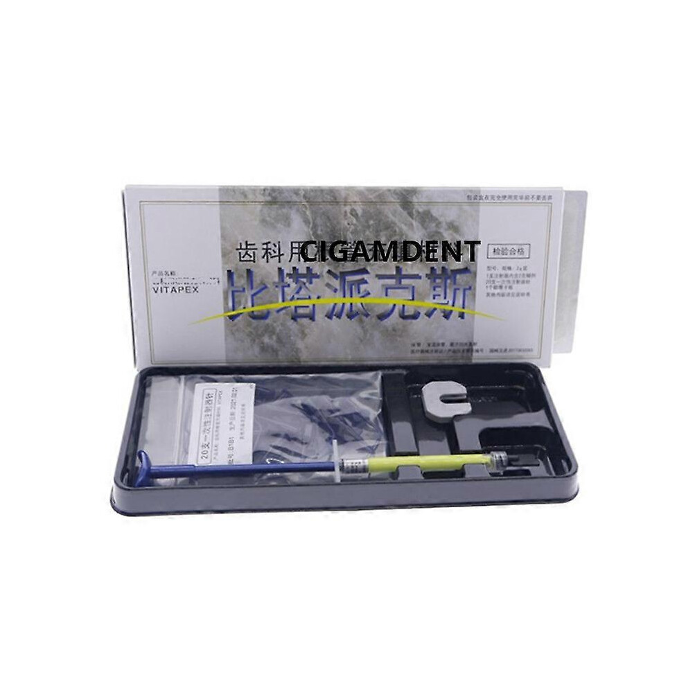 (1Box Vitapex, One size) Vitapex Dental Endodontic Premixed Calcium Hydroxide Paste Endo Root Canal Filling Material