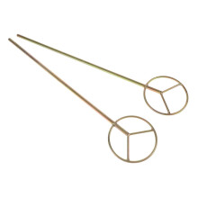 (As show, One size) Replacement Mixing Sticks 2pcs Metal Cement Mixer Easy Install for Efficient Drywall Mud Mixing
