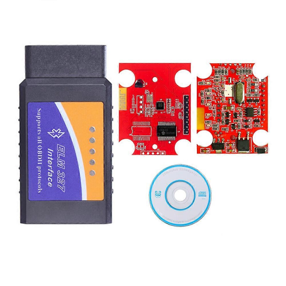 (Big Housing, One Size) 30Pcs/Lot Obd Code Reader Elm327 V1.5 Obd2 Interface For Android Bluetooth Stable Pic18f25k80 V1.5 Elm 327 Scanner 4634009580803