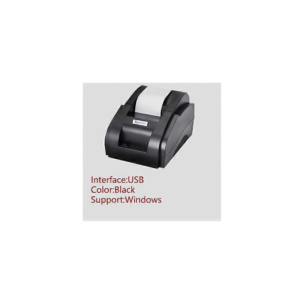 (AU Plug, 58IIH Bluetooth USB) 58mm Portable printer mini printer Bluetooth Wireless Receipt Printer for Android/iOS /Windows