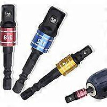 (As show, One size) Socket Holder Adapter 1/4 3/8 1/2 socket holder adapter for impact screwdriver socket holder adapter impact screwdriver