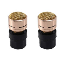 (As show, One size) 2Pcs N-M182 Microphone Pickup Dynamic Microphones Core Capsule Microphone Pickup