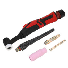 (As show, One size) TIG Torch Kit Parts Consumables Air Cooled Argon Welding Accessories with Valve Gun Head