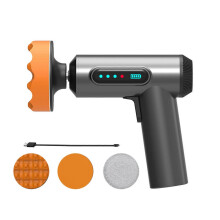 (without grinding paste, One size) Car Wireless Polishing Machine,Cordless Car Buffer Polisher Kit USB Charging Digital Display for Household Car Detailing/Waxing