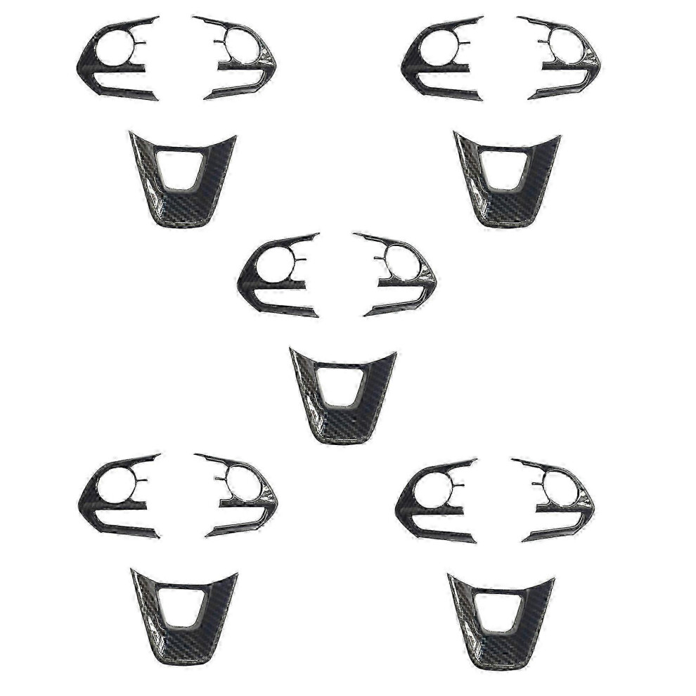 (As Show, One Size) Car Steering Wheel Decoration Cover Trim Interior Accessories For 2019-2020 Abs 15Pcs/Set 4631898231991