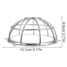 (As show, One size) Smoke Detector Guard Cover Protecting Mount Smoke Detector Cage Smoke Alarm Cover