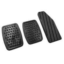 (As show, One size) 3PCS Car Accelerator Clutch Brake Pedal Rubber Pad Pedal Cover Kit for Suzuki Swift 49451-60B00