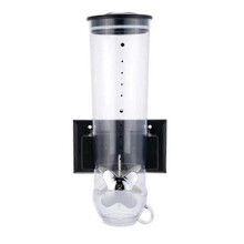 (As show, One size) Wall-Mounted Canister Cereal Dispenser Device Type Food Grain Storage Tank Grain Distributor Food Storage Utensils