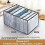 (As show, One size) Jeans Storage Box, Triomphe Clothes Drawer Mesh Divider Box, Foldable and Washable Storage Box, Suitable  2p 2