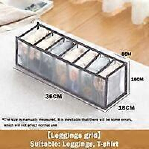 (As show, One size) Jeans Storage Box, Triomphe Clothes Drawer Mesh Divider Box, Foldable and Washable Storage Box, Suitable  2p 2