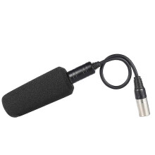 (As show, One size) Video Recording Interview Photography Stereo Condenser Unidirectional Microphone Mic for Sony Panosonic Camcorders--XLR Interface