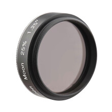 (As show, One size) Camnoon 1.25 Inch Moon Filter 25 Percent Transmittance Filter for Astronomical Telescope Eyepiece