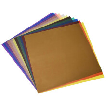 (8 colors, One size) 11 Colors/set Transparent Gel Lighting Filter 30 * 30cm/ 12 * 12in Coloured Overlays Tinted Correction Gels Light Filters Plastic Sheets for LED Light