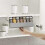 (As show, One size) Under Shelf Spice Rack - Gray 4