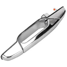 (As show, One size) Exterior Chrome Door Handle Rear Right for 22738726 84053450 80547 22738725 84053448 15915659 80105