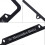 (As show, One size) License Plate Frames For Mercedes Benz (2-pack, Black) 2