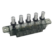 (As show, One size) Range Hood Keyboard Switch Mq165 Ac 250v 4a 5 Button Board Switches For Range Hood