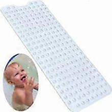 (As show, One size) Non-Slip Safety Bath Mat,Extra Long Non-Slip Bathtub Mat,Anti-Bacterial-Mildew Shower Mat,Extra Long,Ideal for Children