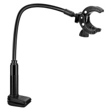 (As show, One size) Blow Dryer Stand Hands Free Hair Dryer Stand Clamp Mount Adjustable for Dog Grooming Table Arm with Clamp