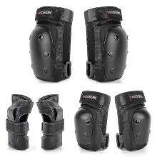 (As show, One size) Adjustable Knee And Elbow Protectors Scooter Skateboard Roller Skate Knee Pads