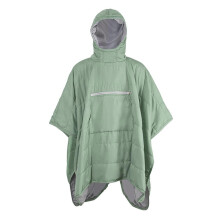 (As show, One size) Wearable Cloak Adult Sleeping Bag Hollow Cotton Thickened Winter Cloak Thermal Blanket