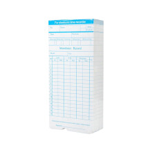(As show, One size) 90pcs/ Pack Time Cards Timecards Monthly 2-sided 18 * 8.4cm for Employee Attendance Time Clock Recorder