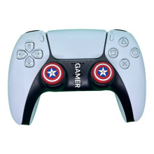 (Captain America - Pair) Premium Thumb Grips PS5 / PS4 / X BOX One X/S Joystick controller skin caps New