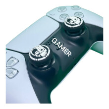 (Skull -Pair) Premium Thumb Grips PS5 / PS4 / X BOX One X/S Joystick controller skin caps New