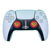 (Superman Red - Pair) Premium Thumb Grips PS5 / PS4 / X BOX One X/S Joystick controller skin caps New