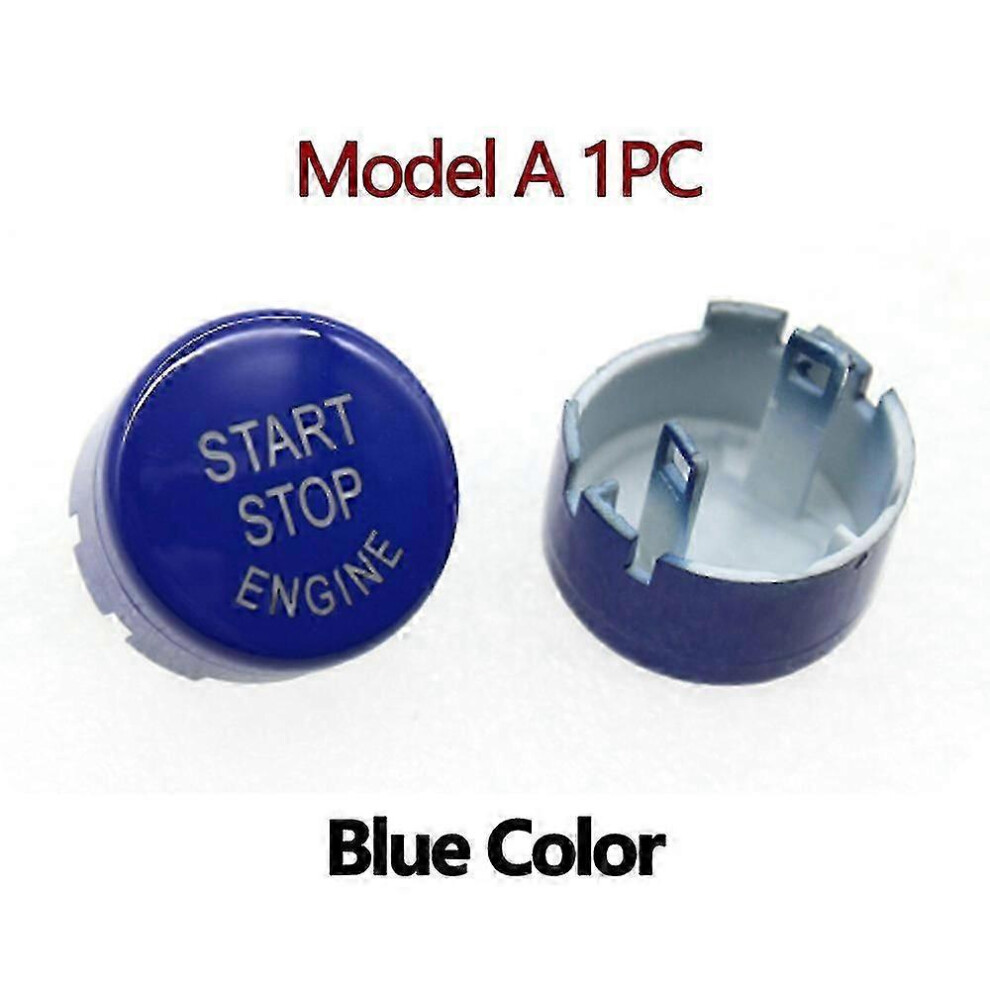 (As Show, One Size) Blue Car Engine Ignition Start Stop Switch Push Button For Bmw X3 X4 F25 F26 61319291691 Black/Silver/Red 4631898206890