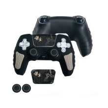 (Monkey) For PS5 Controller Skin Anti-Slip Silicone Protective Case & Thumb Grips New