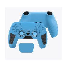 (Sky Blue) For PS5 Controller Skin Anti-Slip Silicone Protective Case & Thumb Grips New
