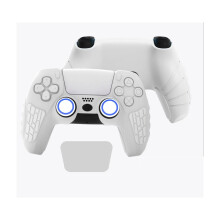 (White) For PS5 Controller Skin Anti-Slip Silicone Protective Case & Thumb Grips New