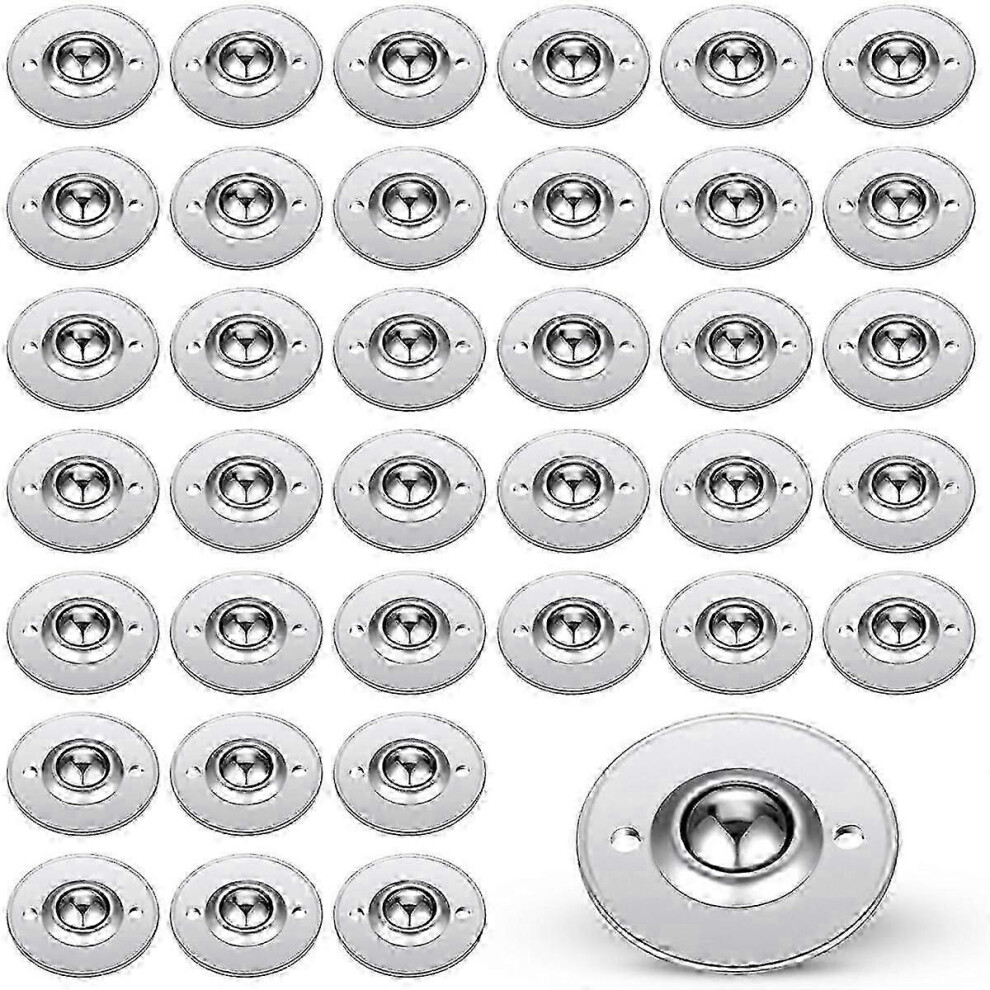 (As Show, One Size) 5/8In Roller Ball Transfer Bearing Ball Transfer Bearing Casters Carbon Ball Bearing Rollers 360 Rotation For Conveyor 4633396517577